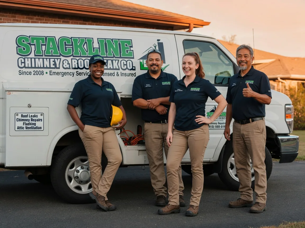 Chimney flashing repair company in Collettsville, NC